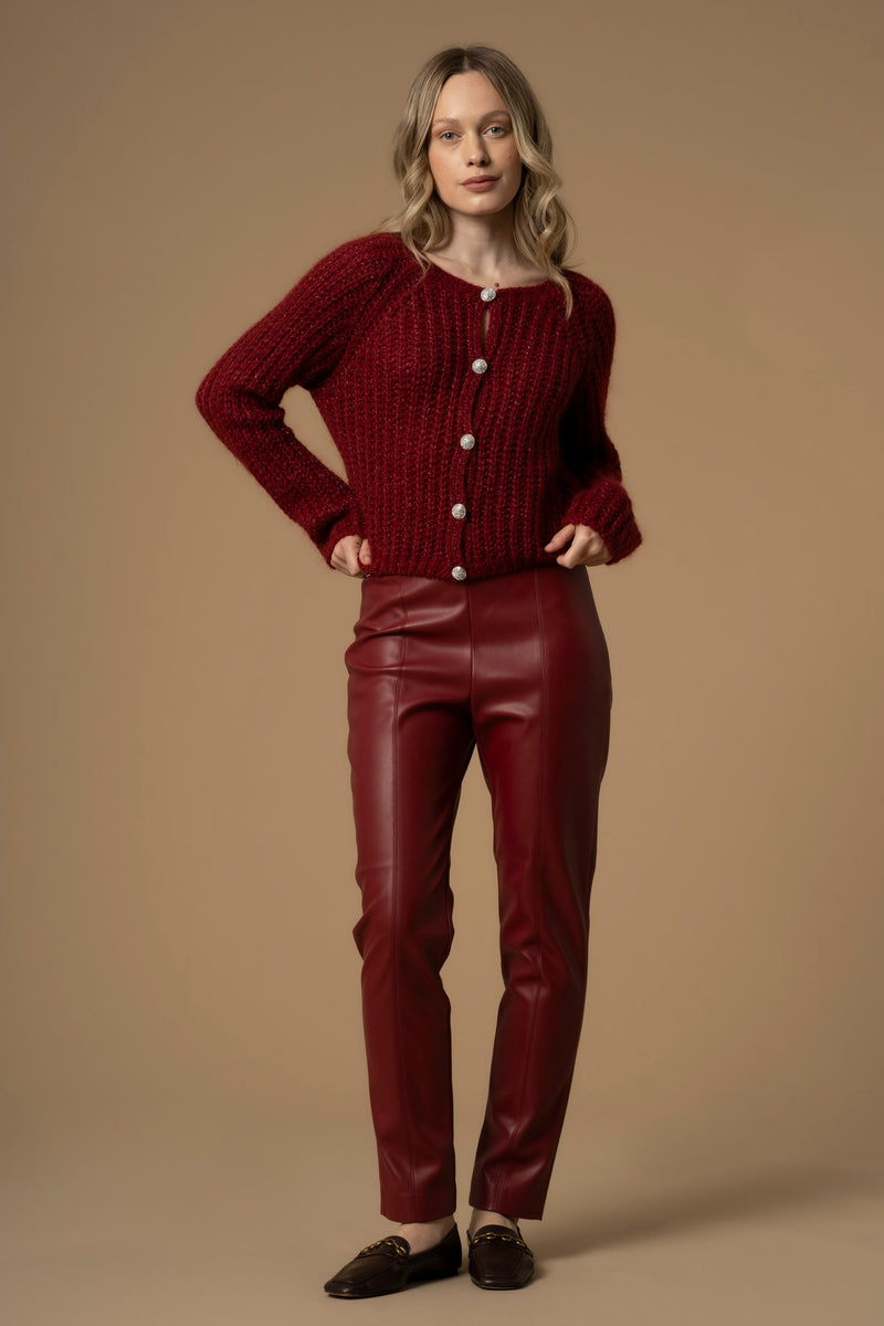 Maglia con bottoni e filo lurex - Maglia M/L Ave