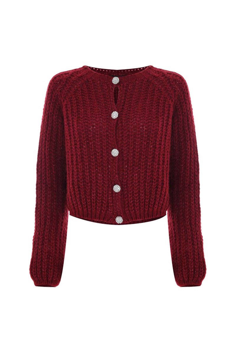 Maglia con bottoni e filo lurex - Maglia M/L Ave