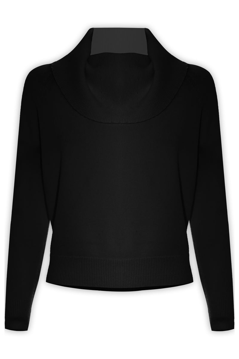 Pull manches longues avec col épaule tombante - Pull  M/L AVIERA