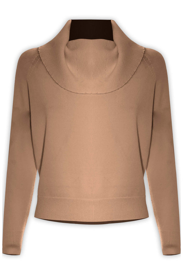 Pull manches longues avec col épaule tombante - Pull  M/L AVIERA