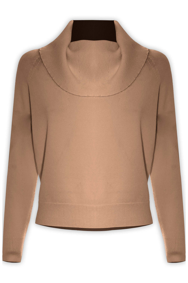 Pull manches longues avec col épaule tombante - Pull  M/L AVIERA