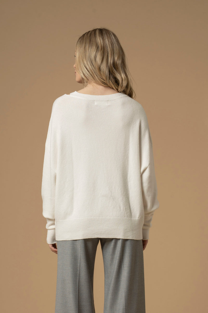 Pull large avec coupe col originale - Pull  M/L BARLAAM