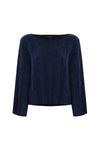 Maglia scollo a barca con trecce - Maglia M/L Beren