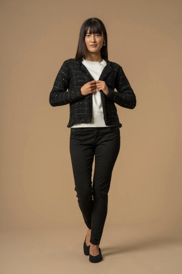 Chaqueta de textura jaspeada - Camiseta BRUNO