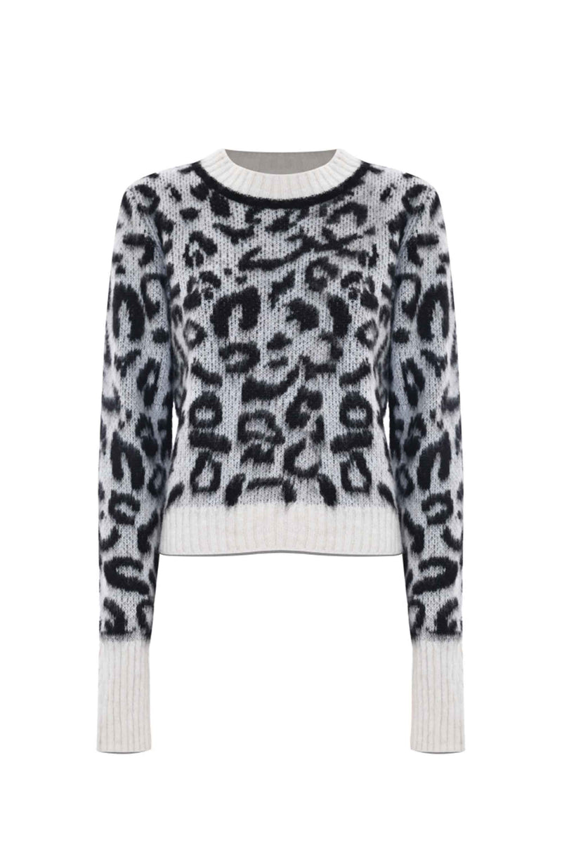 Maglia corta stampa animalier - Maglia M/L Pienza