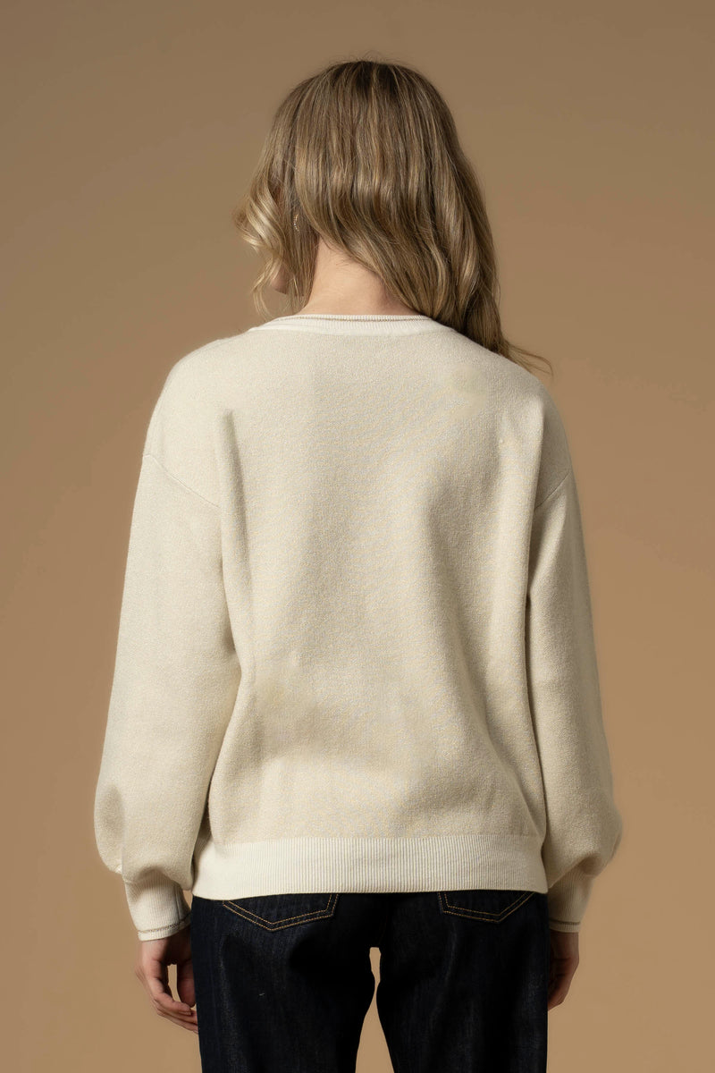 Pull col rond manches longues Bishop - Pull  M/L ENNONA