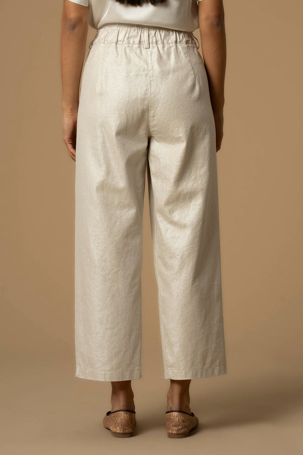 Pantalón ancho de tiro alto - Pantalon COLOR ANESTIS