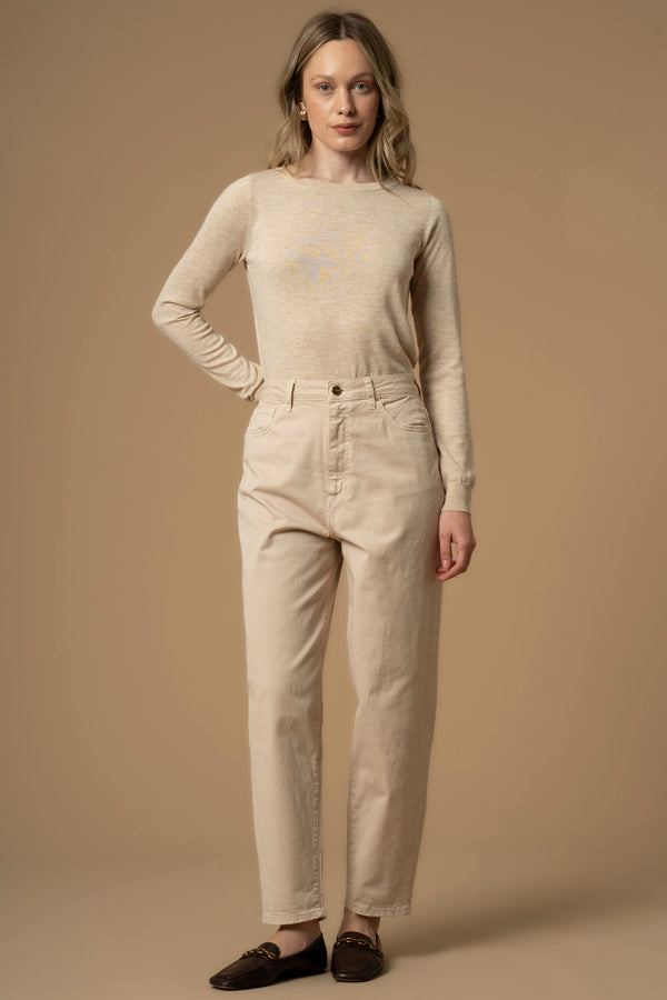 Pantalon style jean coupe droite - Pantalon COLOR KATIANA