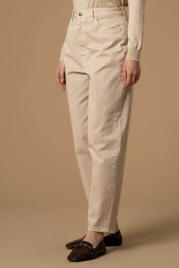 Pantalon style jean coupe droite - Pantalon COLOR KATIANA