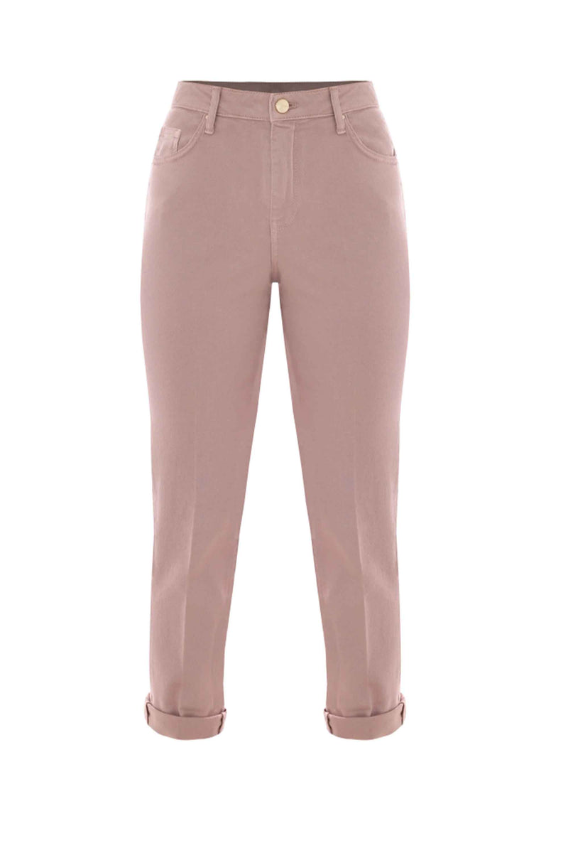 Pantaloni con piega e risvolto - Pantaloni Color Grant