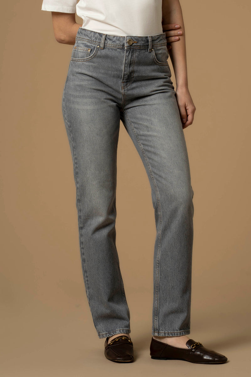 Pantalon jean avec coupe droite - Pantalon DENIM JOSEFINE