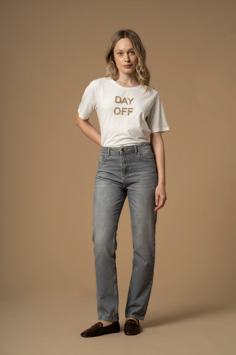 Pantalon jean avec coupe droite - Pantalon DENIM JOSEFINE