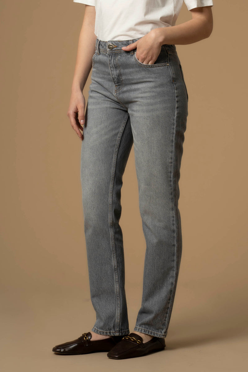 Pantalon jean avec coupe droite - Pantalon DENIM JOSEFINE