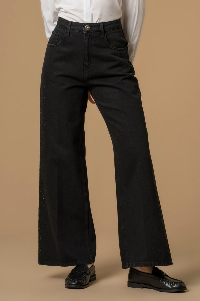 Pantaloni in denim wide fit - Pantaloni Denim Kelinia