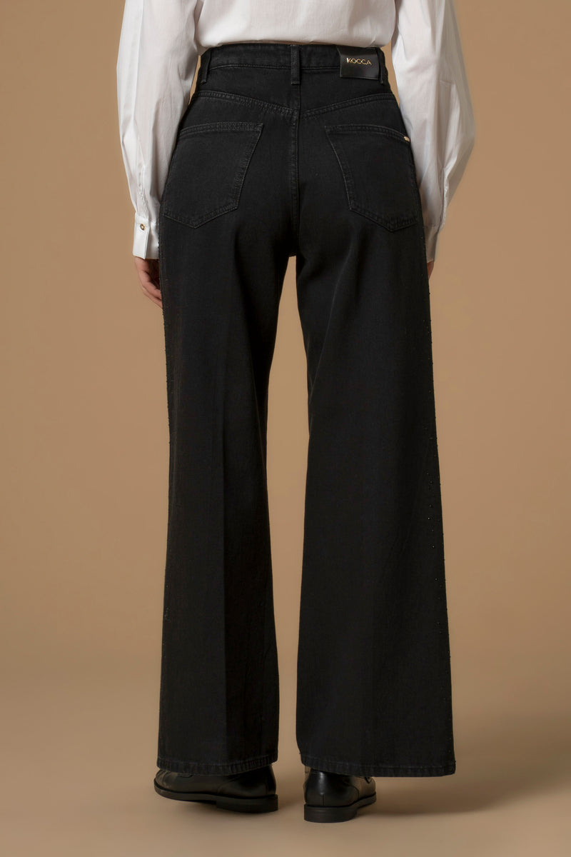 Pantaloni in denim wide fit - Pantaloni Denim Kelinia