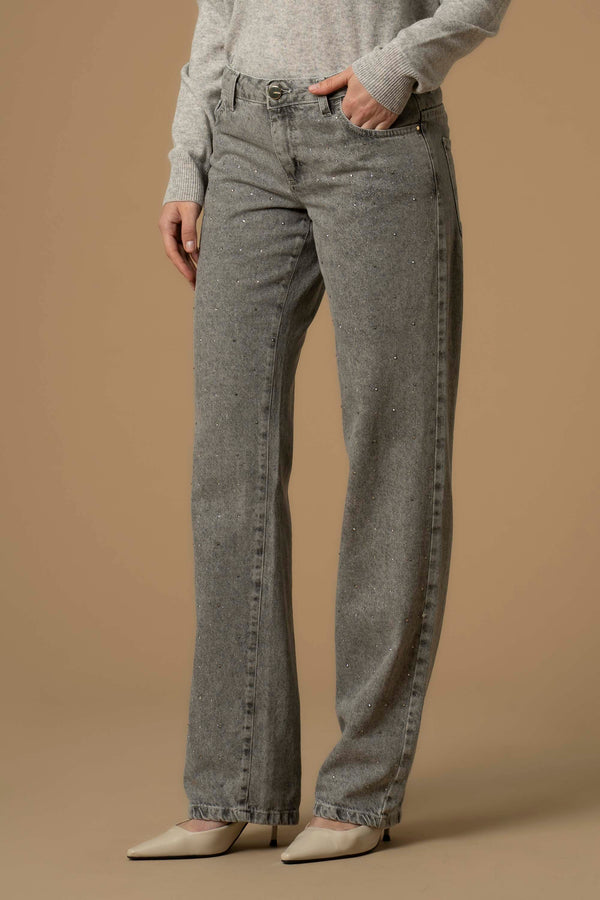 Pantalon style jean avec coupe droite - Pantalon DENIM DEMETRIA
