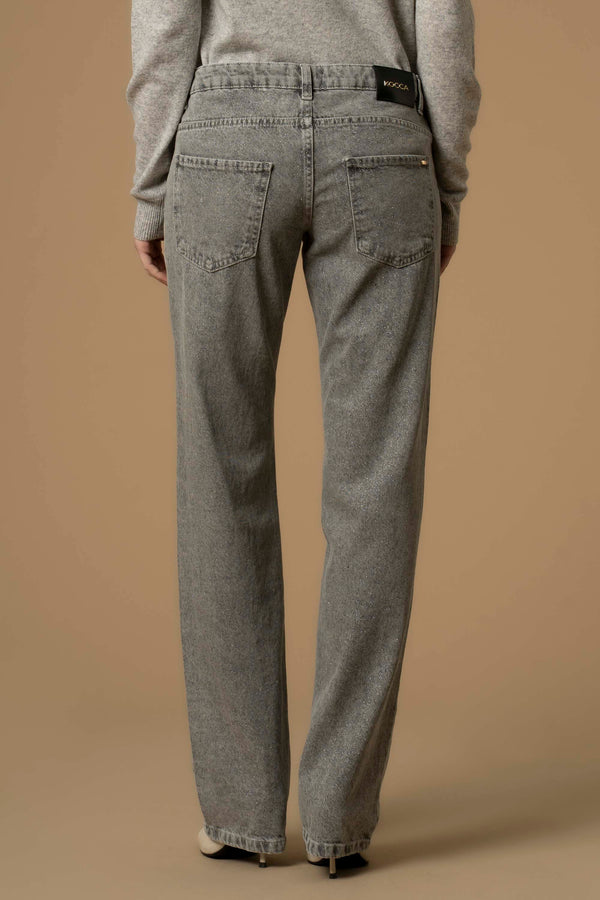 Pantalon style jean avec coupe droite - Pantalon DENIM DEMETRIA