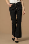 Pantaloni in denim con bottoni gioiello - Pantaloni Denim Dalevi