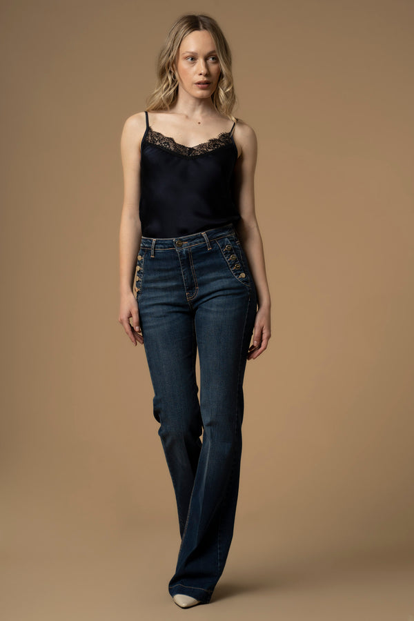 Pantalon jean extra long coupe droite - Pantalon DENIM ROONEY