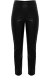 Pantalon effet cuir coupe droite slim - Pantalon MAREN