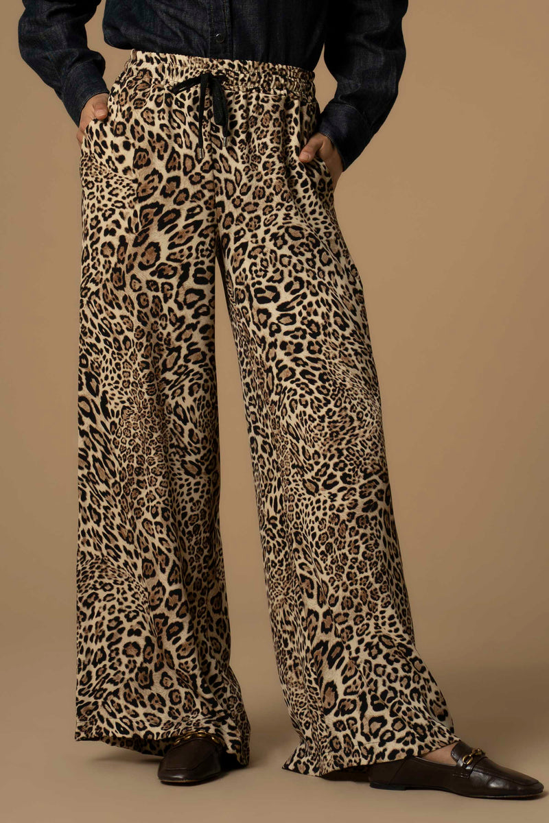 Pantalon à imprimés coupe large - Pantalon ANIL