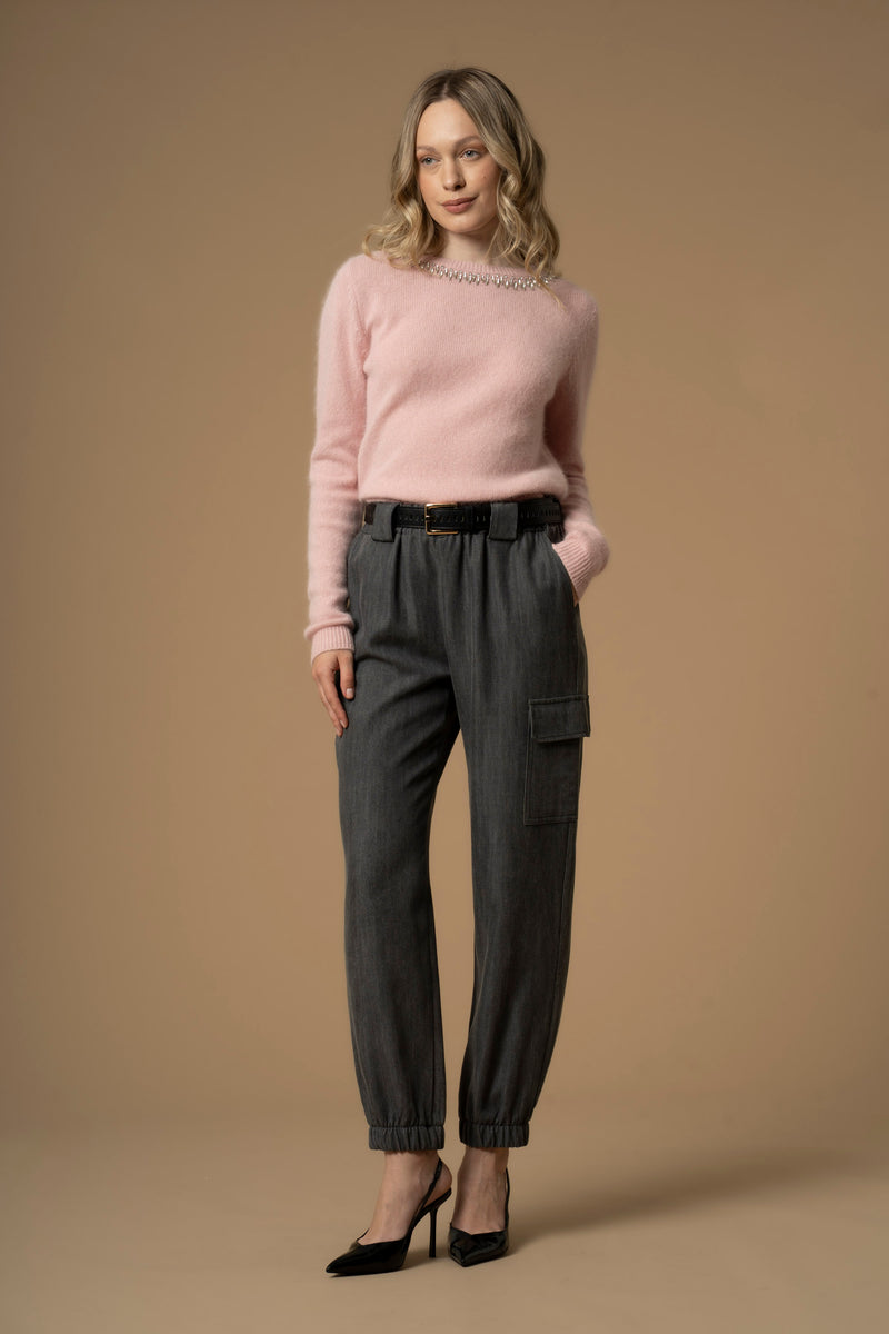 Pantaloni in stile parachute con tasca - Pantaloni Benilde