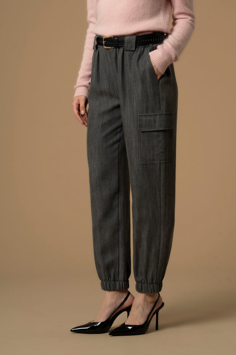 Pantaloni in stile parachute con tasca - Pantaloni Benilde