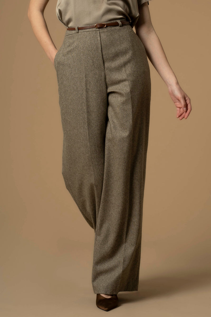 Pantaloni wide leg con cintura - Pantaloni Engracia