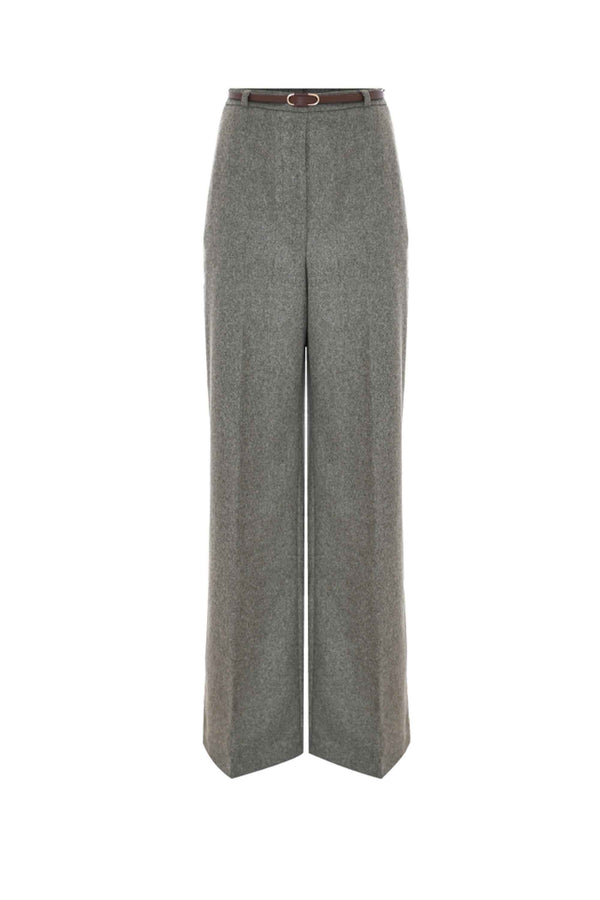 Pantalón wide leg elegante raya planchada - Pantalon ENGRACIA