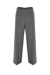 Pantaloni fantasia a quadri con cintura - Pantaloni Engracia