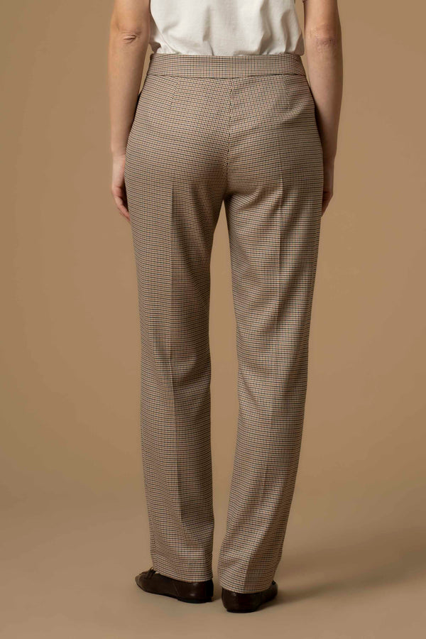 Professional chic chequered full length trousers - Trousers JELMINO