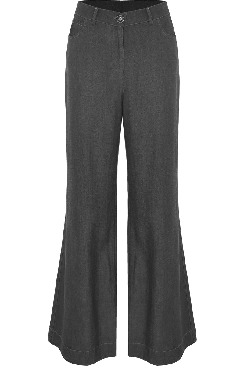 Pantalon avec bas de jambes évasés - Pantalon  ERALDO