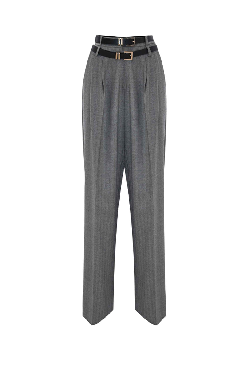 Pantalon large fluide avec plis - Pantalon GREGOR