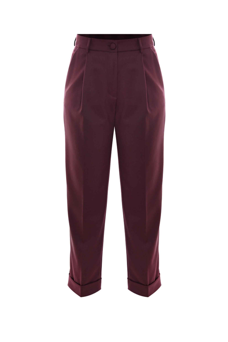 Elegant casual chic roll up trousers - Trousers HATTILAS