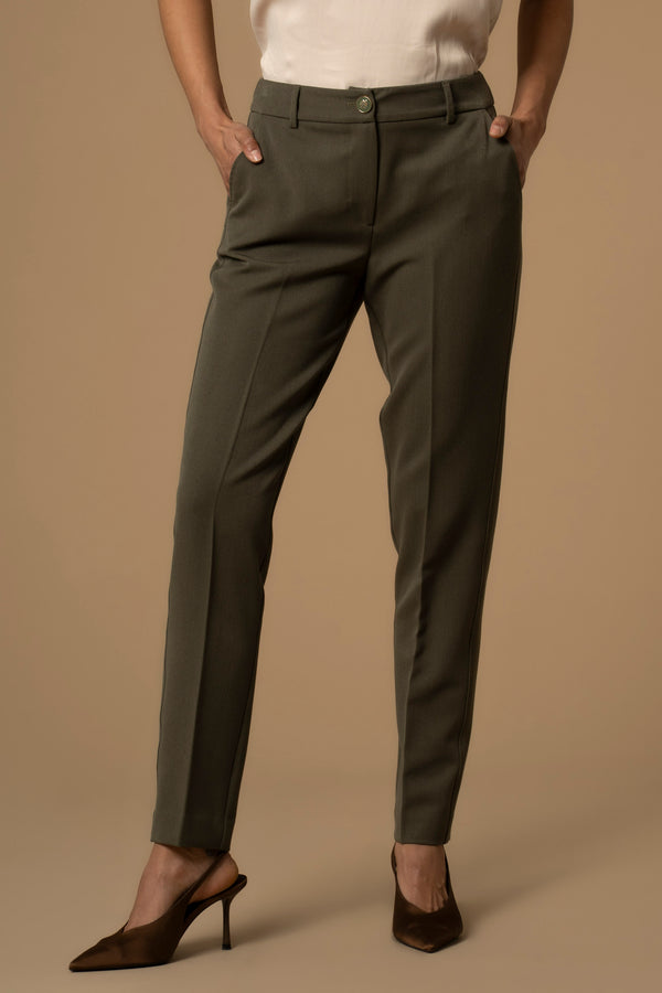 Stylish slim fit professional full length trousers - Trousers LIAN