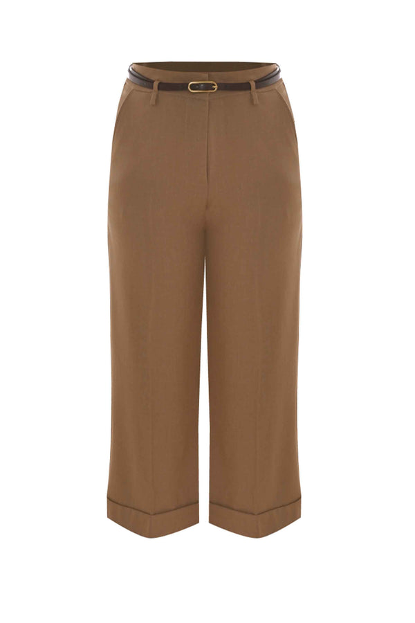 Chic professional three quarter length business trousers - Trousers EBBA
