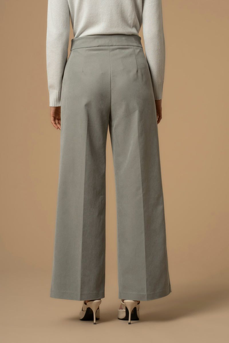 Pantalon coupe wide legs avec poches - Pantalon LAREINA