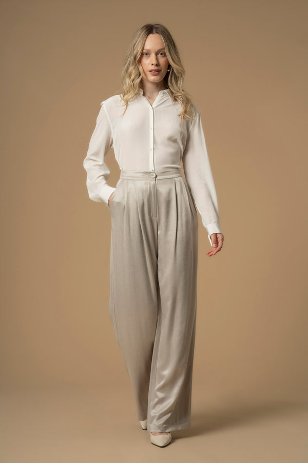 Chic versatile free flowing full length trousers - Trousers DOLINA