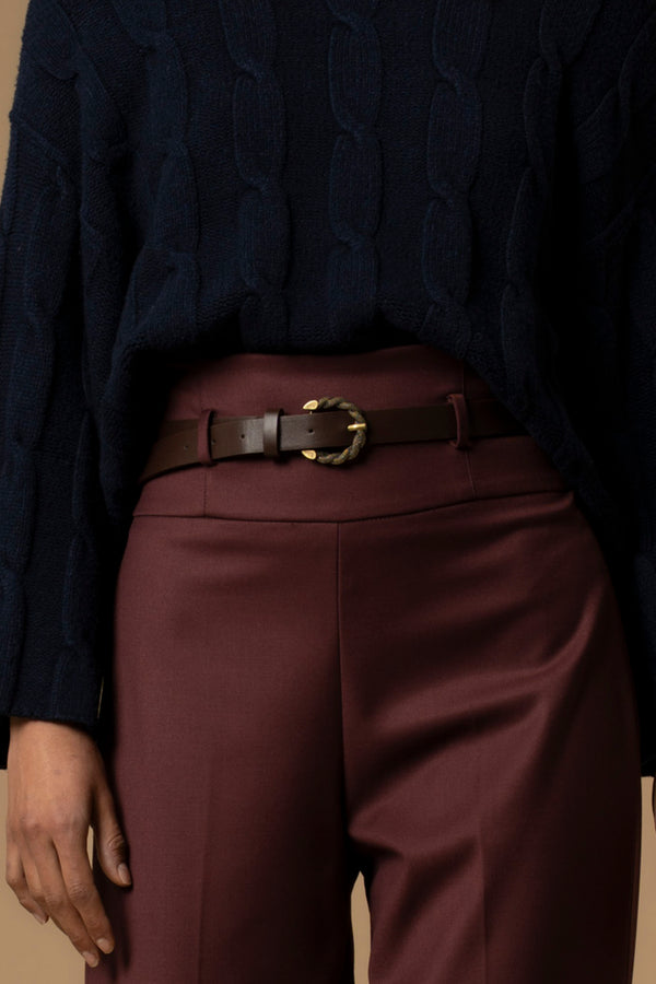 Versatile semi-professional wide legged flared trousers - Trousers FIDELE
