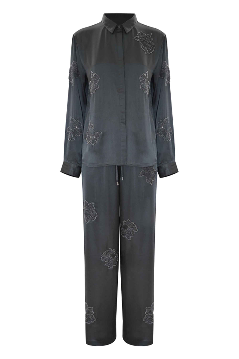 Set pantaloni e camicia con applicazioni - Set Camicia+Pantaloni Carmelita