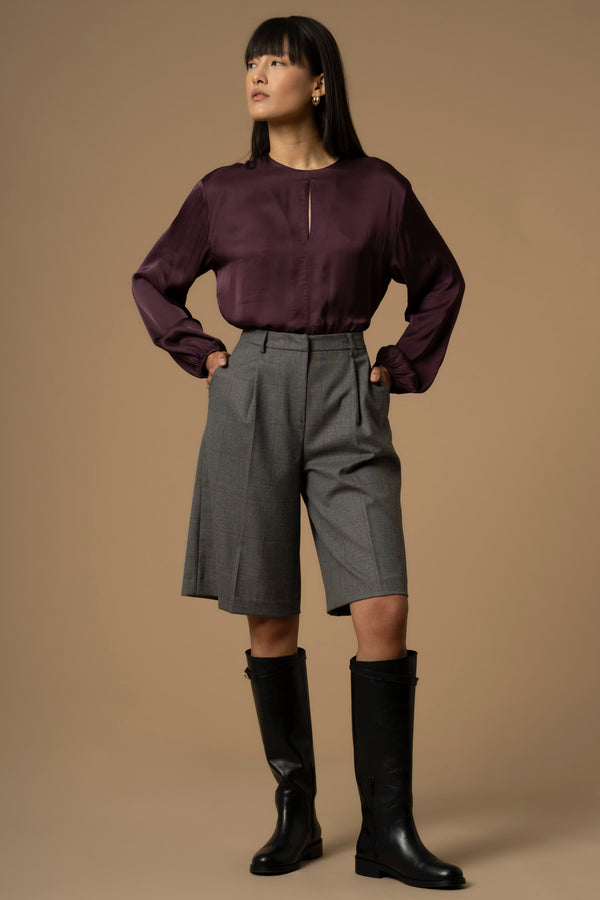 Stylish versartile above knee business style shorts - SHORT FERNANDE