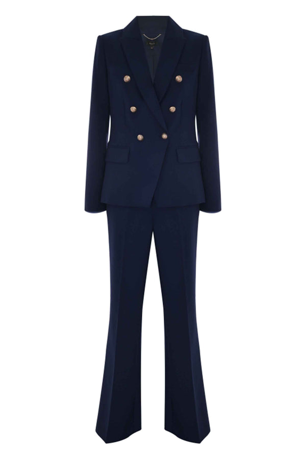 Chic ornate double breasted jacket trousers combo - Tailleur Jacket+Trousers BIJAL