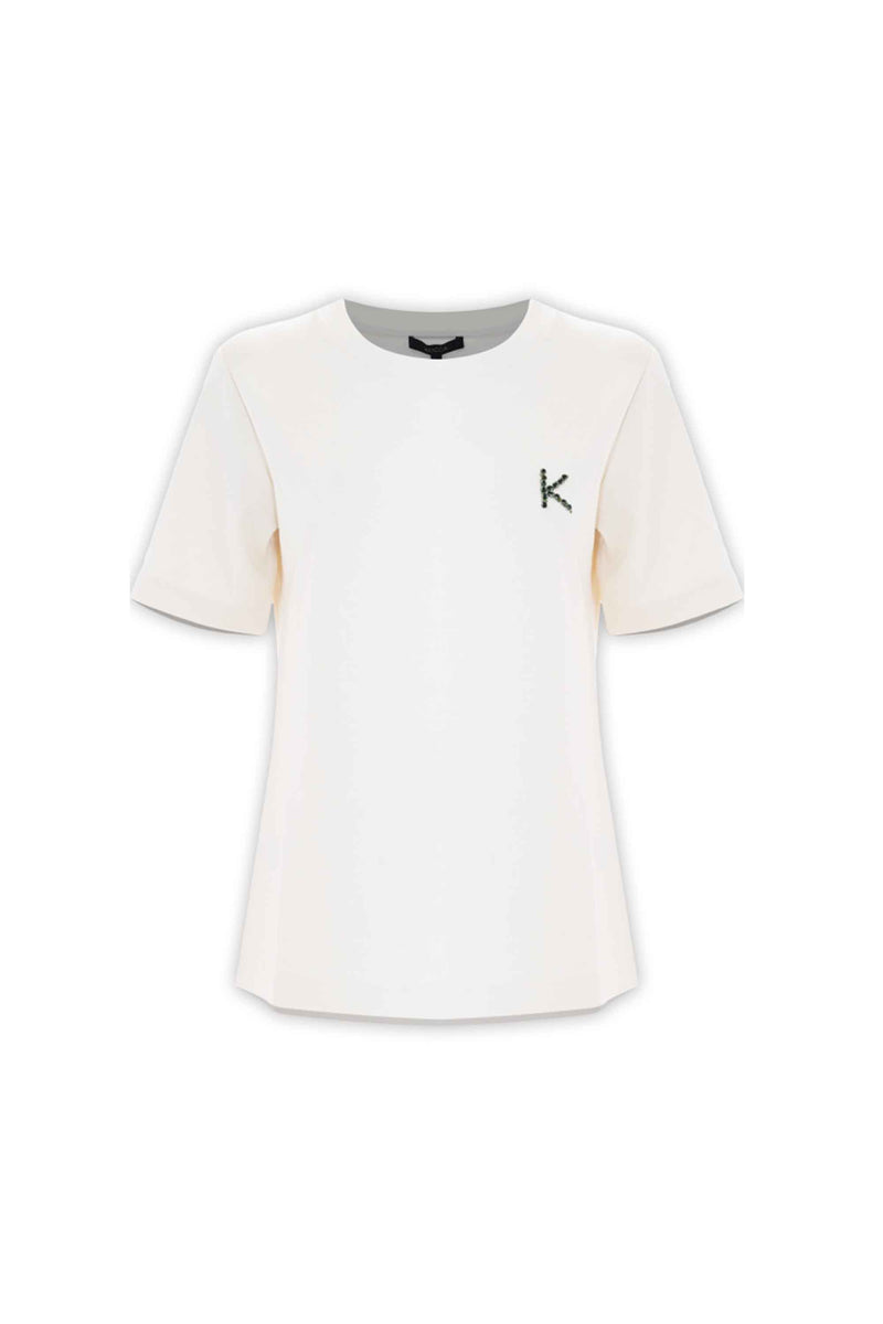 Camiseta manga corta con letra K - T-shirt RAPHAEL