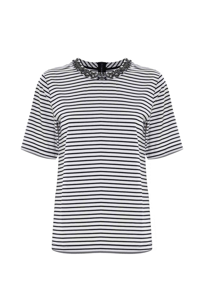 Camiseta manga corta detalle brillante - T-shirt REICHARD