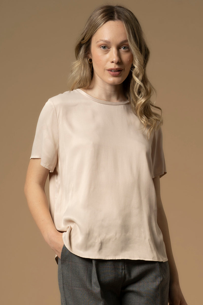 Camiseta manga corta tejido fluido - T-shirt LISEL