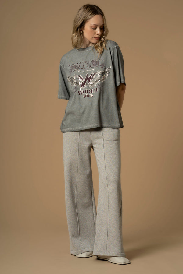 Camiseta oversize con texto - T-shirt ARSENIS