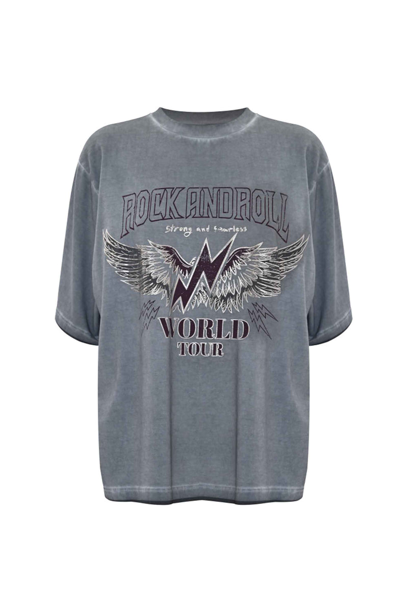 Camiseta oversize con texto - T-shirt ARSENIS