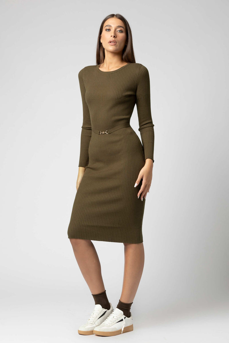 Over knee fitted ribbed dress - KABAX knit dress | Kocca Over knee fitted ribbed dress - KABAX knit dress | Kocca