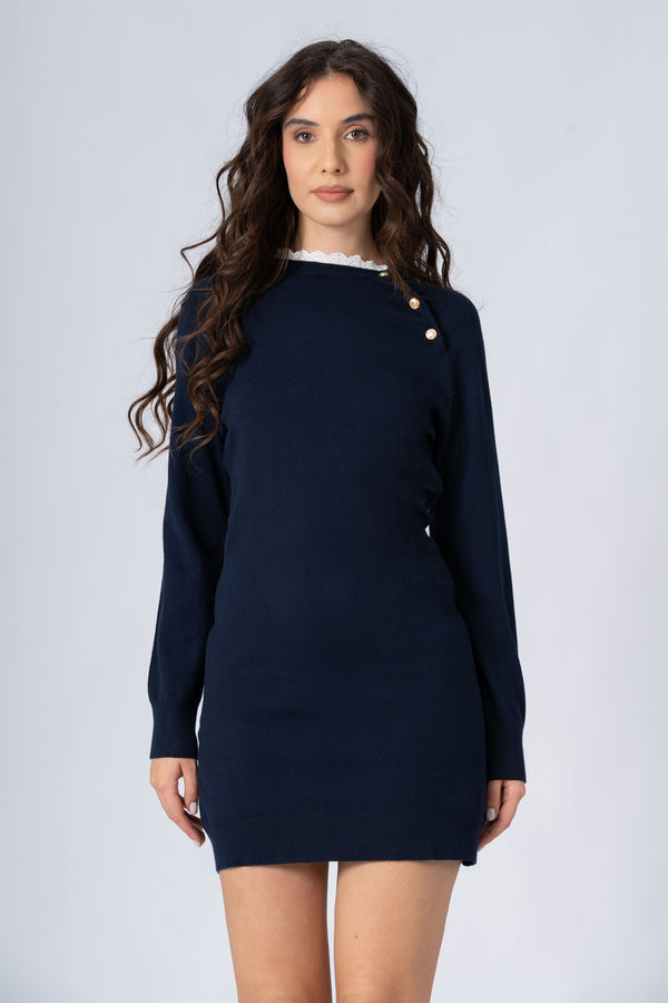 Robe courte avec col rond - Robe MAELLEX