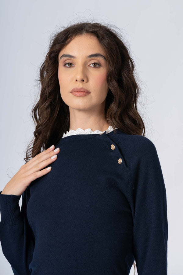 Robe courte avec col rond - Robe MAELLEX